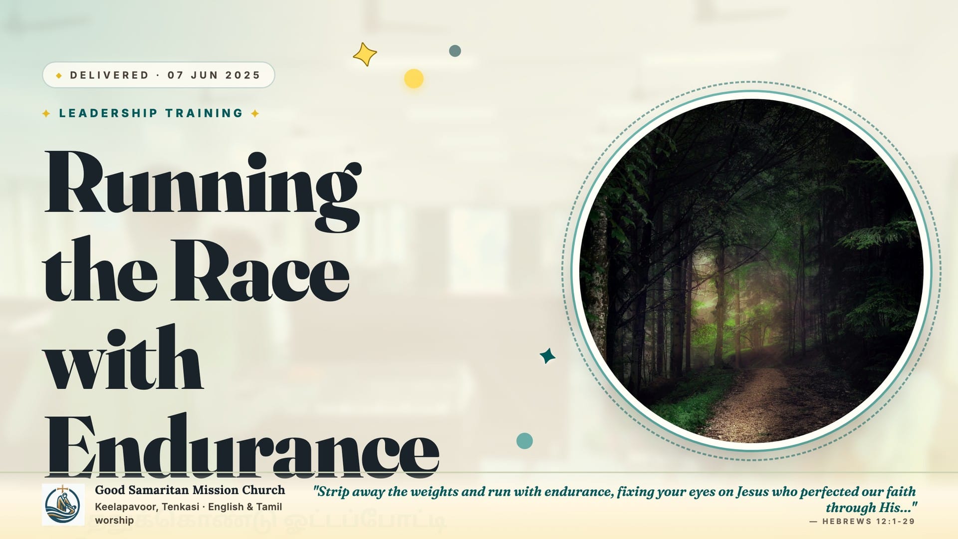 Running the Race with Endurance