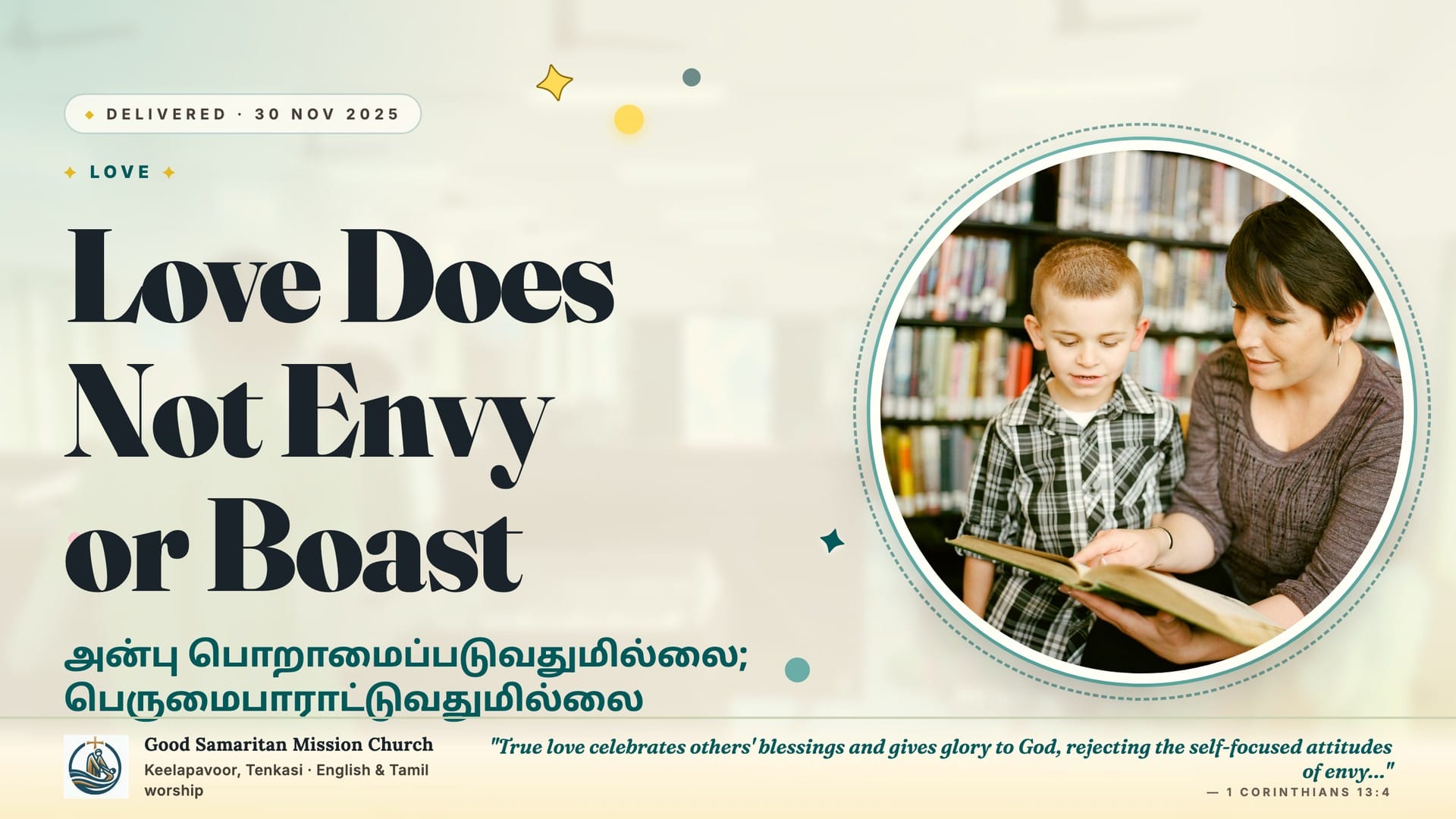 Love Does Not Envy or Boast