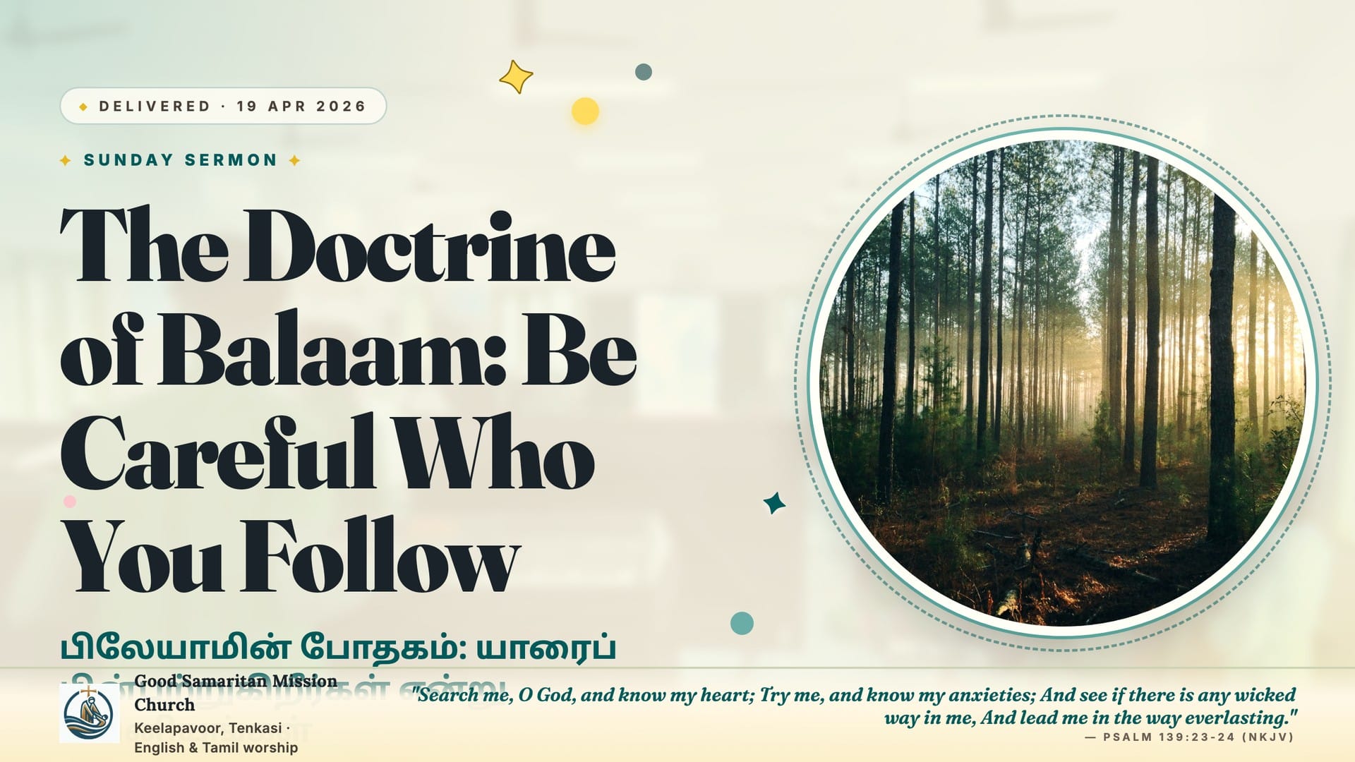The Doctrine of Balaam: Be Careful Who You Follow